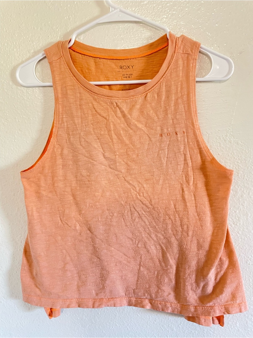 Roxy California Sunset Mountain Graphic Tank Crop Top XS ☀️